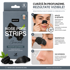 Benzi pentru Puncte Negre cu Cărbune Activ - Sence 6 buc.