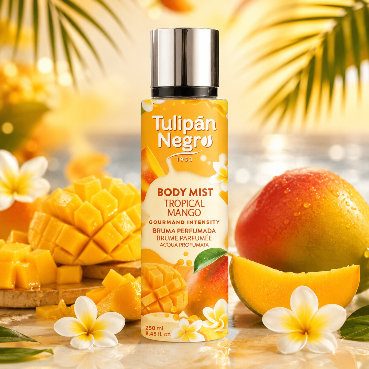 Spray de corp Tulipan Negro Tropical Mango 250 ml 🥭