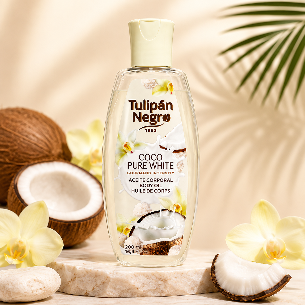 Ulei de Corp Coco Pure White - Tulipan Negro 200 ml 🥥