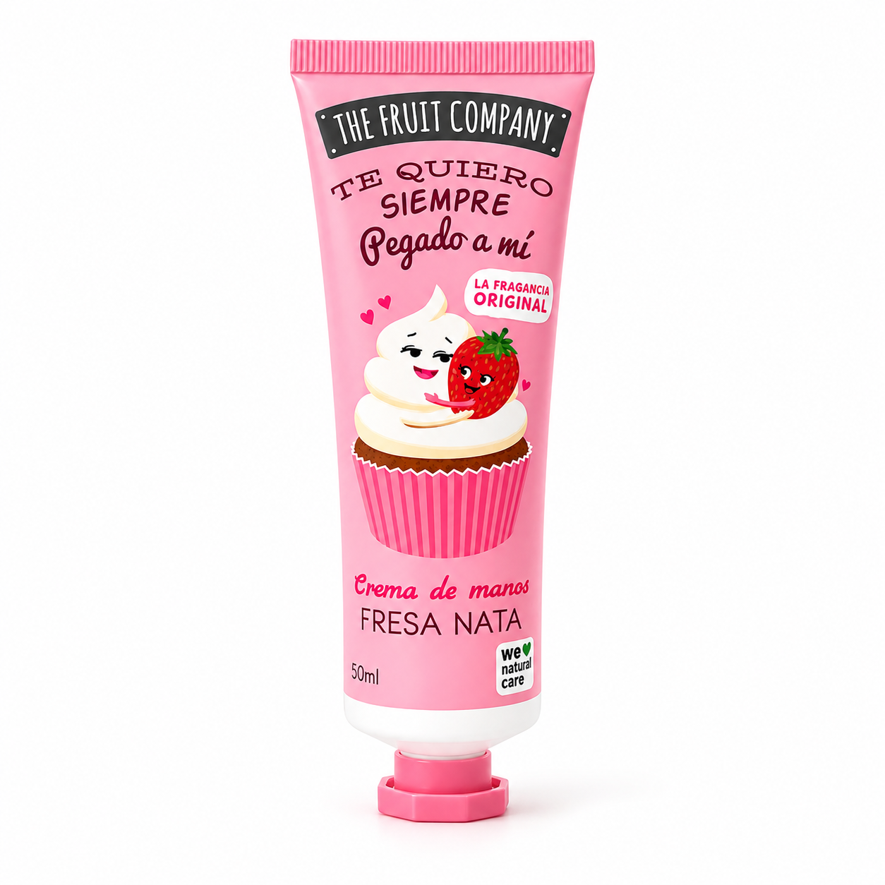 Cremă de Mâini cu Aromă de Căpșuni & Frișcă - The Fruit Company 50 ml