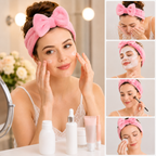 Bentiță pentru Machiaj & Skincare – Roz