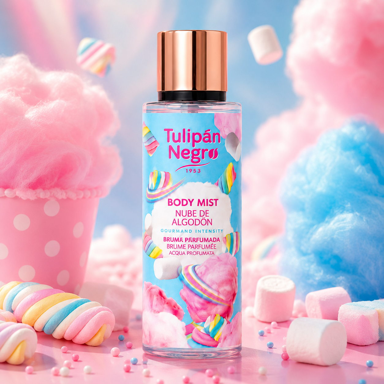 Spray de Corp Mist Cotton Cloud - Tulipan Negro 250 ml ☁️
