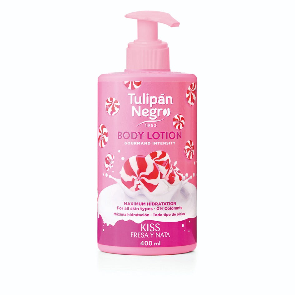 Loțiune de corp Tulipan Negro cu căpșuni 400 ml 🍓