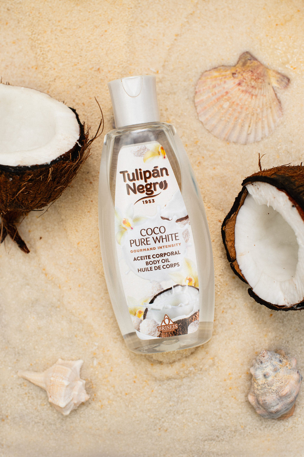 Ulei de corp Tulipan Negro Coco Pure White 200 ml 🥥