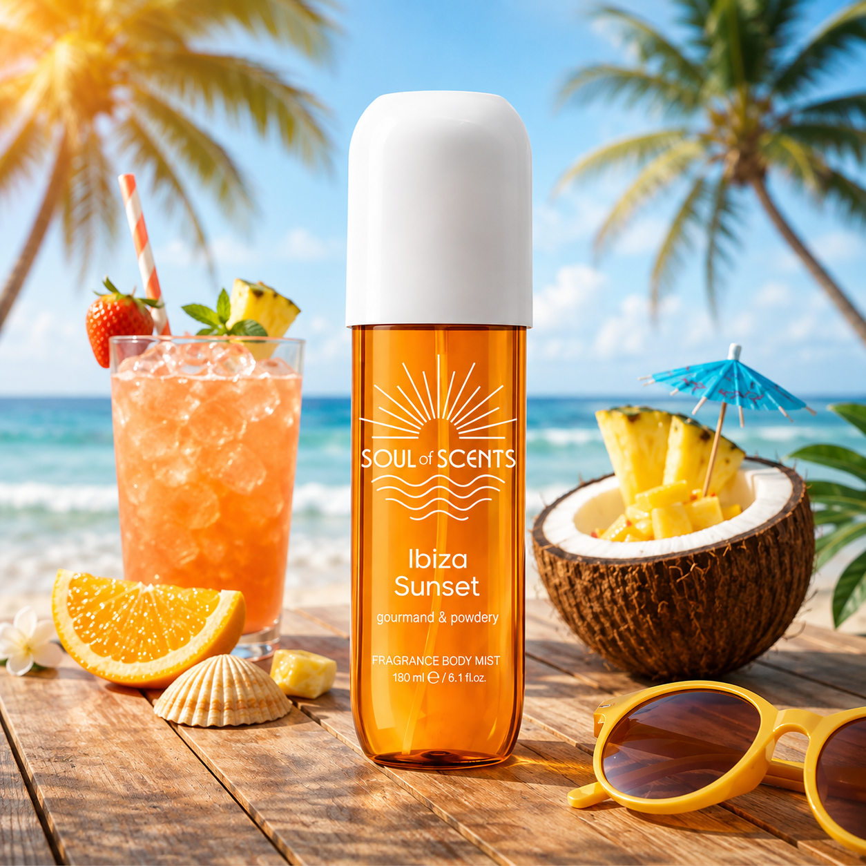 Body Mist Ibiza Sunset - Soul of Scents 180 ml