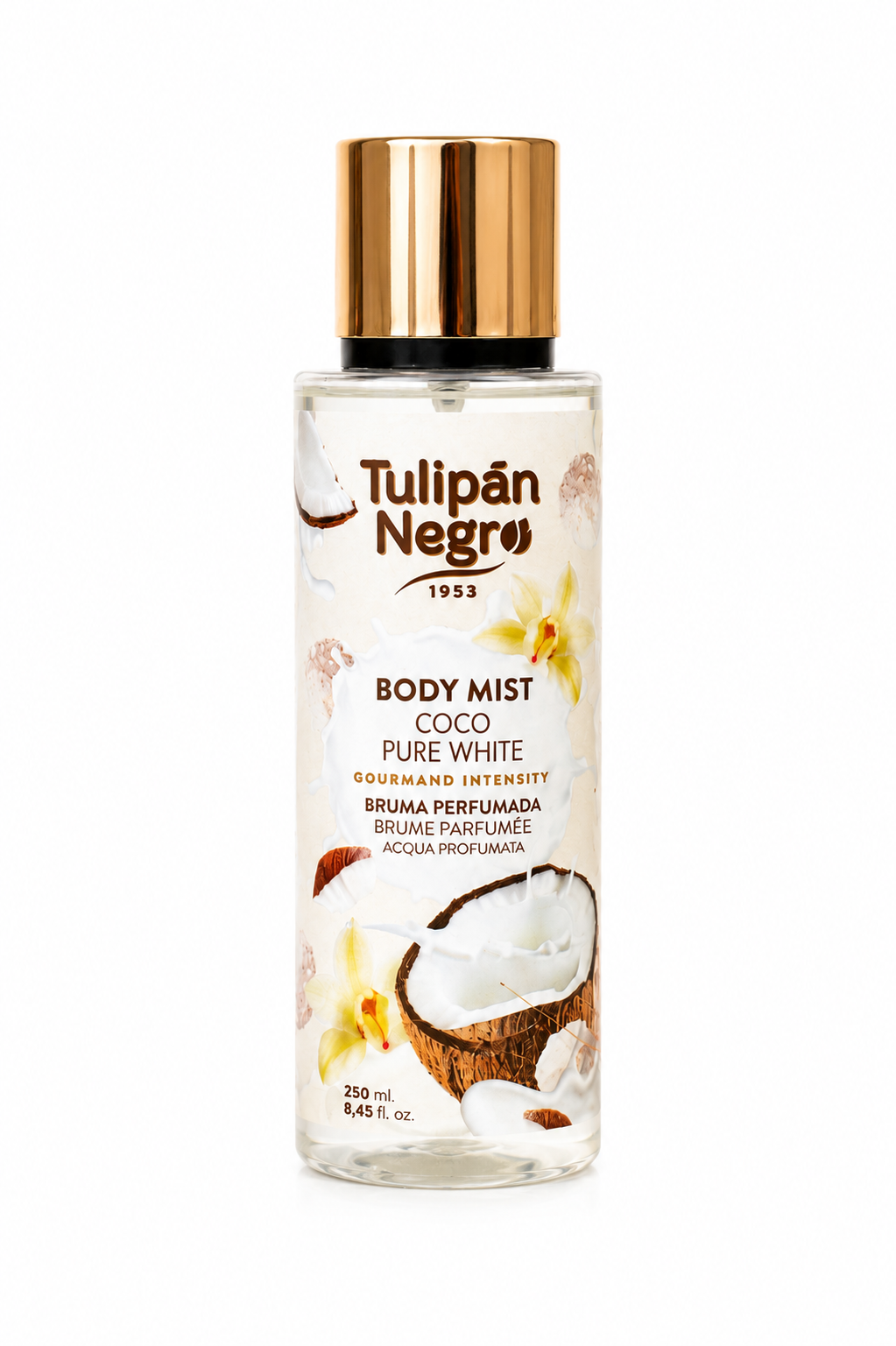 Spray de corp TulipanNegro Coco Pure White 250 ml 🥥