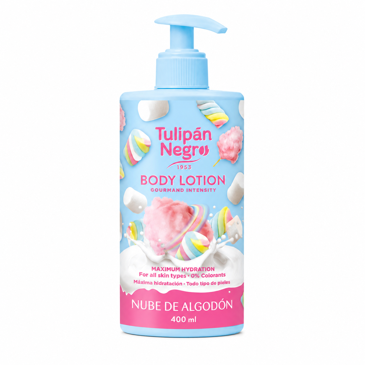 Loțiune de Corp Cotton Cloud - Tulipan Negro 400 ml ☁️