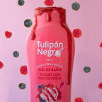 Gel de Duș cu Iaurt și Fructe Roșii - Tulipan Negro 650 ml 🍓